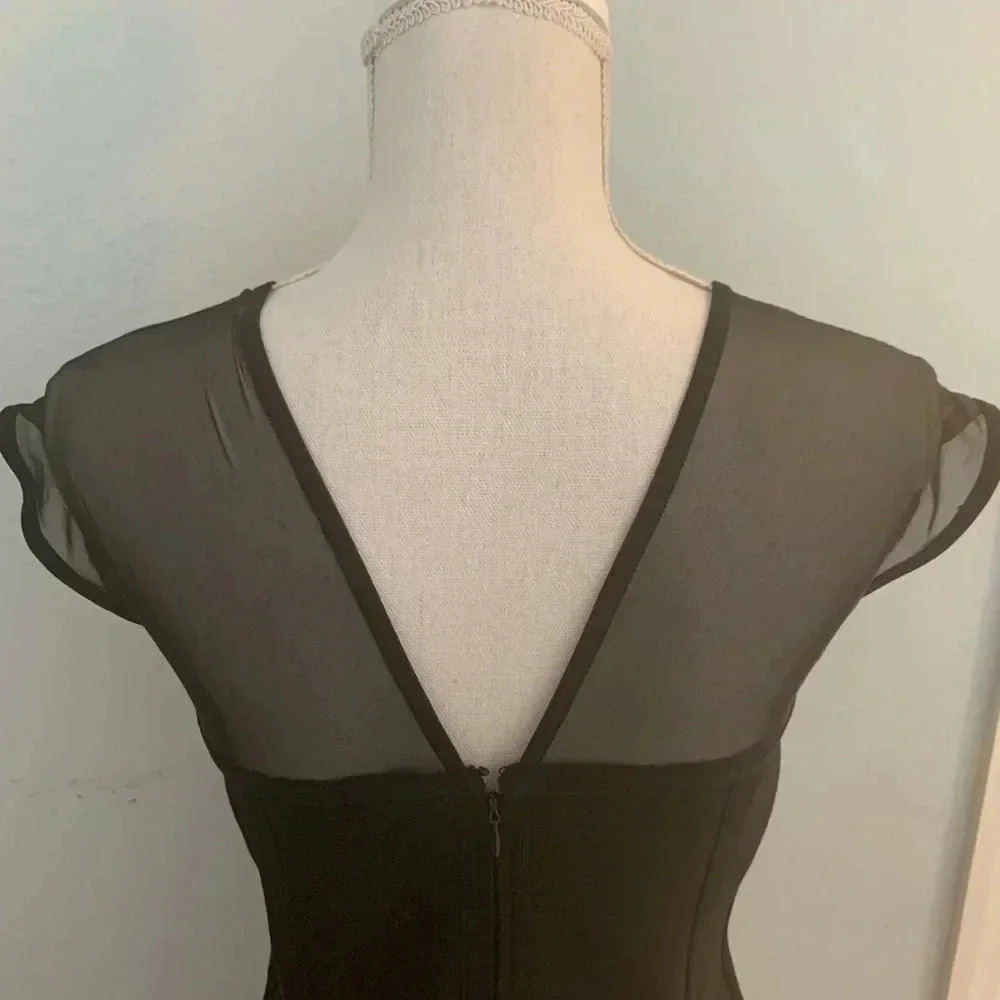 NWOT Midi Cache Medium Bandage Black Dress - Picture 4 of 7